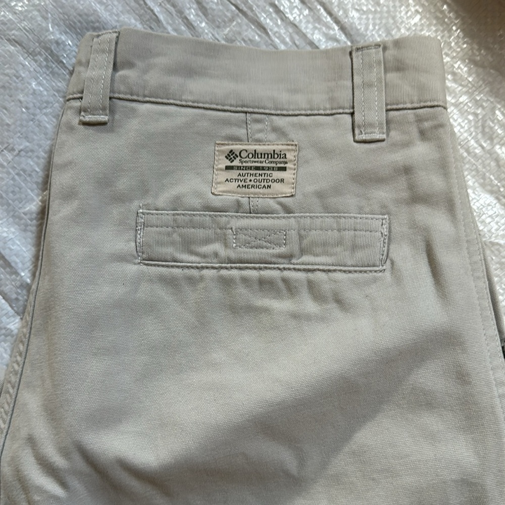Columbia Women’s Hiking Ankle Pants Cream,Size 6 - Picture 2 of 5